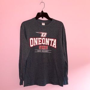 Oneonta Grey Long-Sleeve Tee